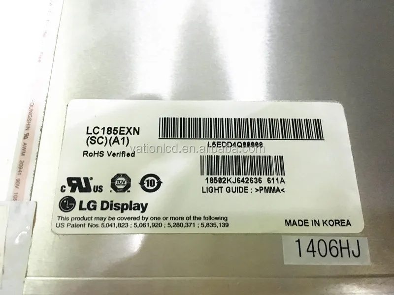 LC185EXN-SCA1 LG 1366X768 18.5 inch Monitor lcd display module