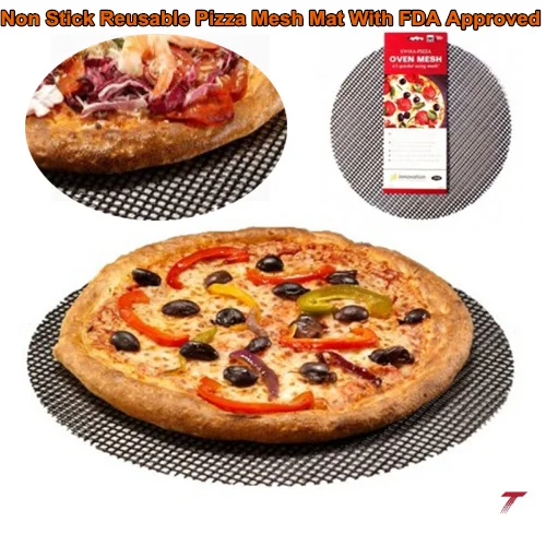 Heat Resistant Easy to Clean Non-stick Pizza Mesh Mat