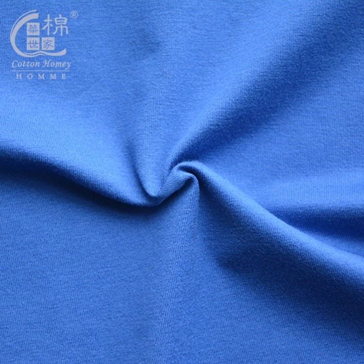 Mercerized 60/2 Warp Knitting Garment fabric 100% Cotton Single Stocklot Jersey Knit Fabric