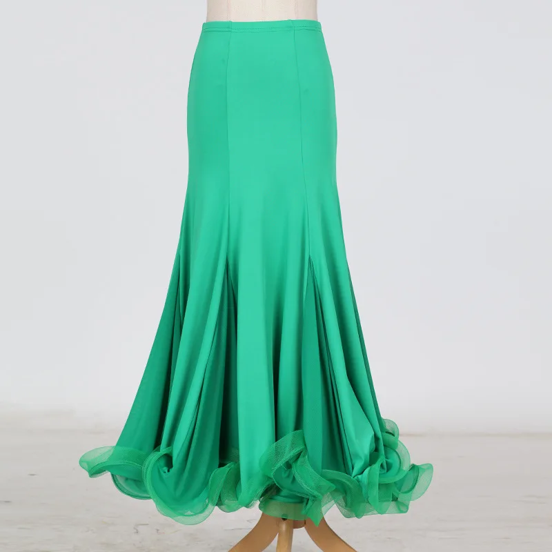 Wholesale Women Girls Customized Latin Sumba Salsa Ballroom Dance Skirts