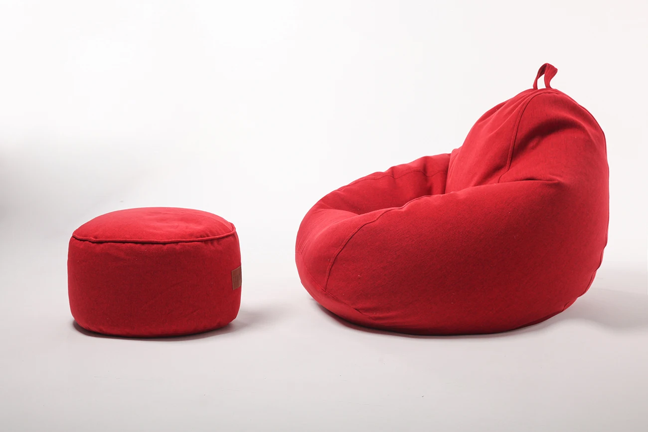 Hot sales Indoor  Outdoor bean bag new design living room chair lazy sofa Giant Pear Teardrop Bean Bag cover