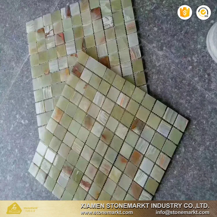 Восьмиугольный мраморный оникс StoneMarkt, китайский производитель, мозаичная плитка