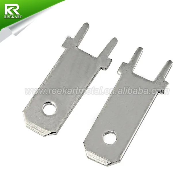 Китайская Фабрика 110 187 205 250 латунная Оловянная паяльная вставка faston type tab pcb Terminal