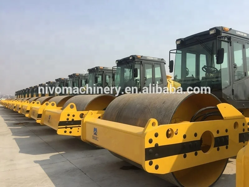 sinomach LSS214-3 14 ton nivo small single drum vibratory road roller compactor price or parts