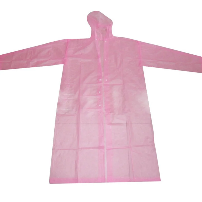 Одноразовые мода красивая взрослых прозрачный плащ