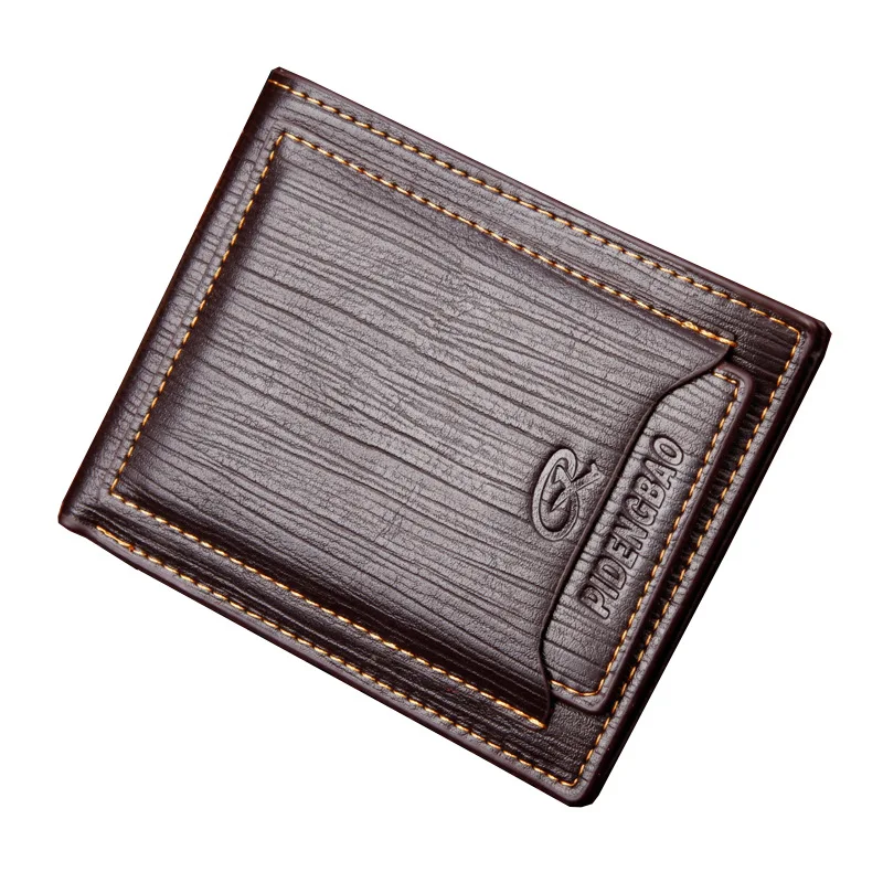 Pidengbao MW1106 2018 Creative Model Inserting Card Guangzhou Leather Man Fold Wallet