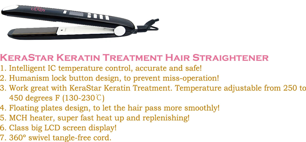 Brazilian Keratin Straightening Hair Repair Care Treatment product 3 to 5 month good effect 1 Liter 33.8oz nano keratin full kit