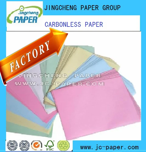 Carbonless NCR printing paper Blue/Black image in sheets