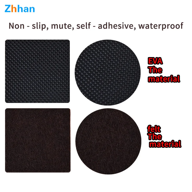 Wholesale High quality outdoor foot protector felt furniture sliding pads bulk felt pads for chair/table legs