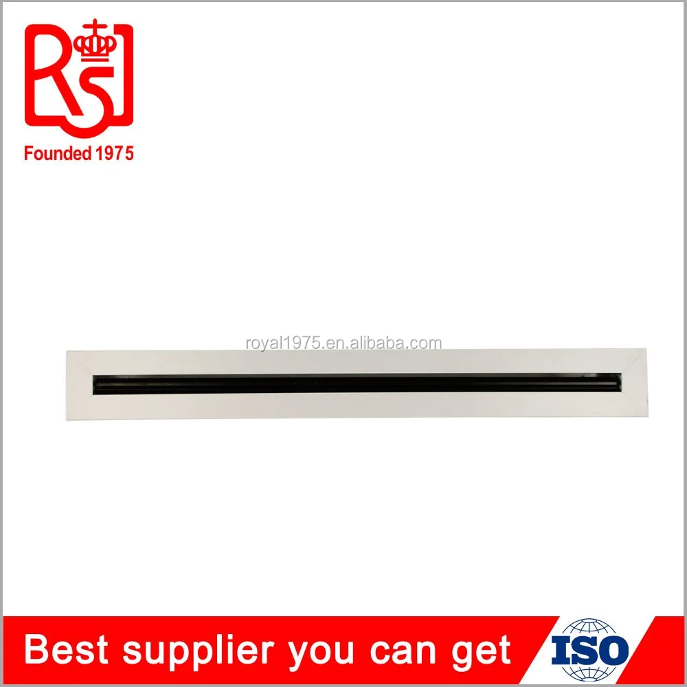 Manufacturer aluminum adjustable ceiling air conditioning bar grille linear slot air diffuser