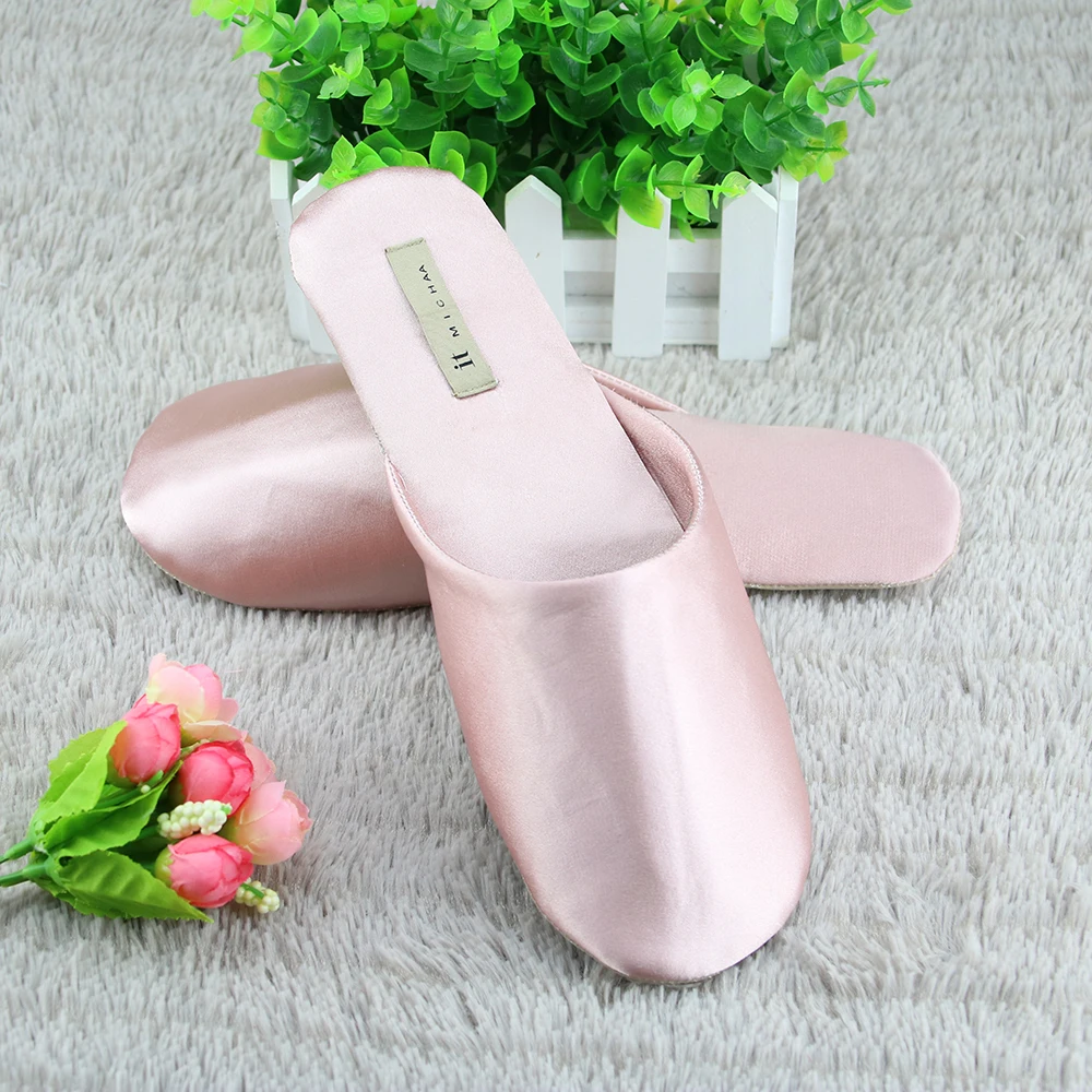 pink beauty women indoor spa  slipper shoes