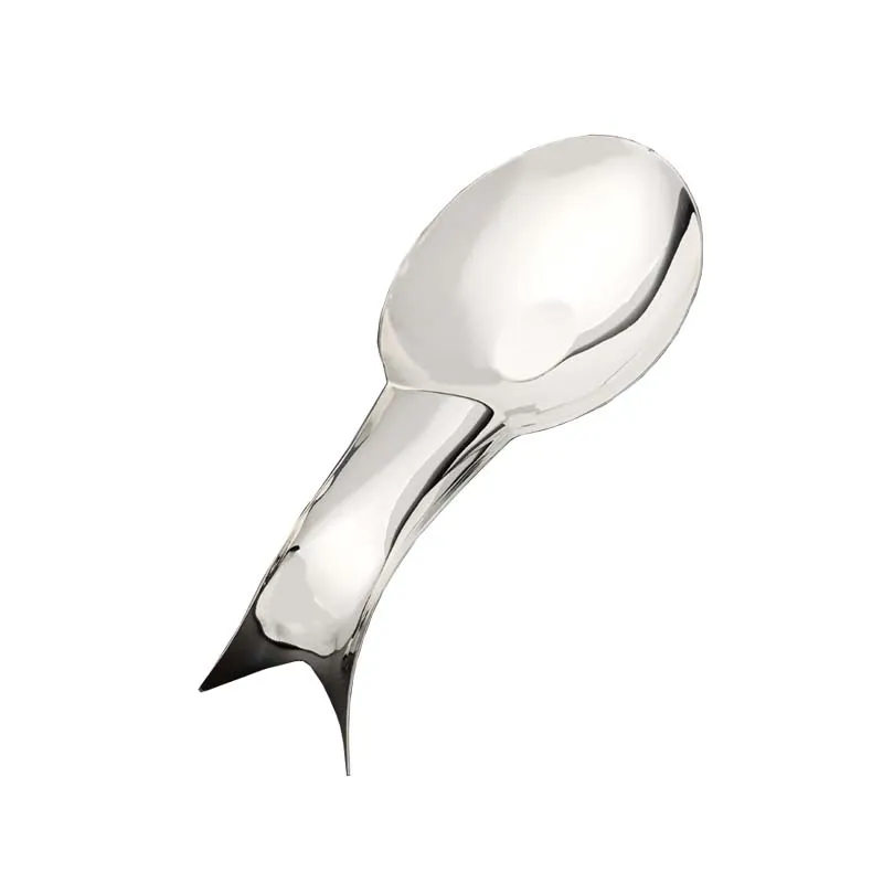 
Amazon new arrival kitchen gadgets accessories wholesale cooking utensils fish dish plate pan holder stainless steel spoon rest 
