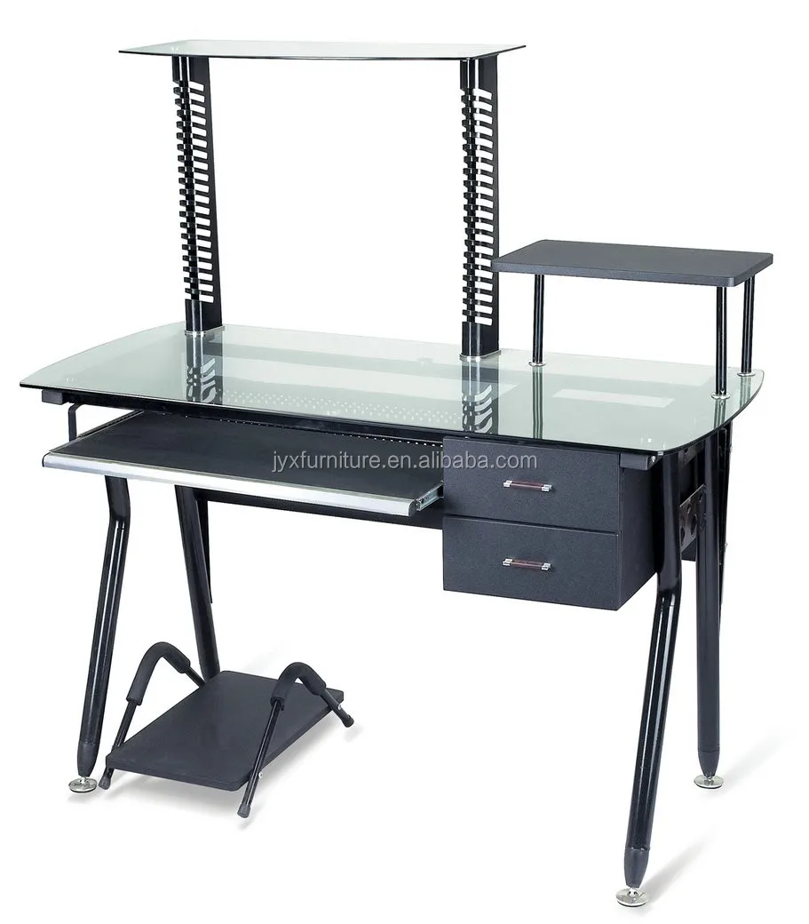 glass table glass desk move table move desk cheapest office glass tablet metal wooden desk promotion table particle board frame