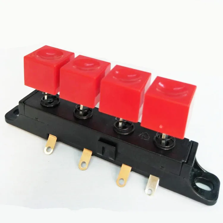 Towei factory supply fan piano switch 4 key 3 speed electric fan color push button Keyboard Switches