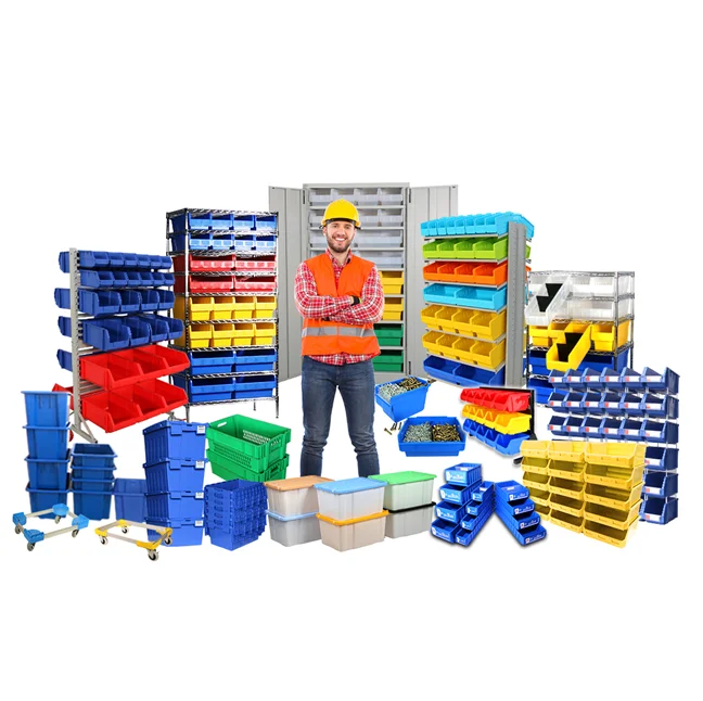 Garage and 4s storespare parts plastic storage stackable bin & box