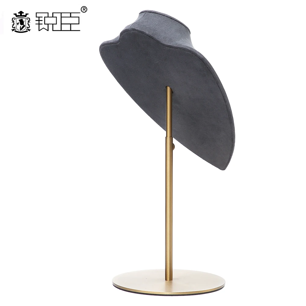 Luxury Commercial  Jewelry Window Display Rack  Necklace Display Set Bust Female Display Mannequin  Head Jewelry Stand