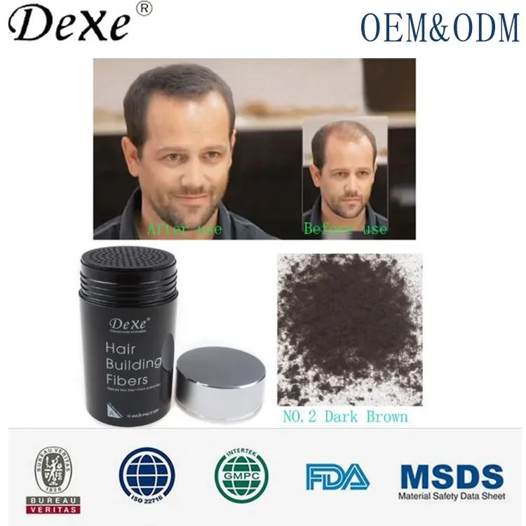 Dexe hair building fibre hairloss treatment fibers hair loss treatment for men