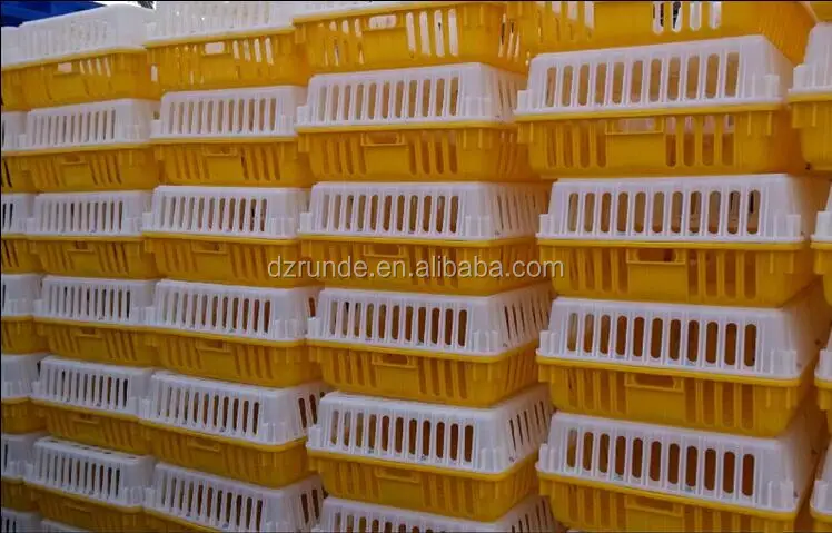 2016 best selling Plastic live chicken transport cage, poultry transport crate, Cages for chicken