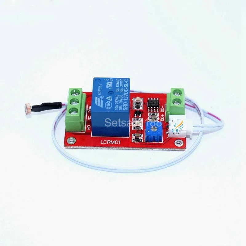 light control switch photoresistor relay module light detection switch photosensitive sensor 12V LCRM01