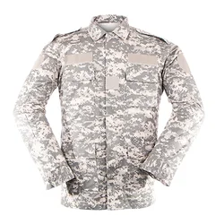 Hubei Yalida Factory Supplier BDU Tactical Combat Uniform Set Outdoor Suits ACU Color