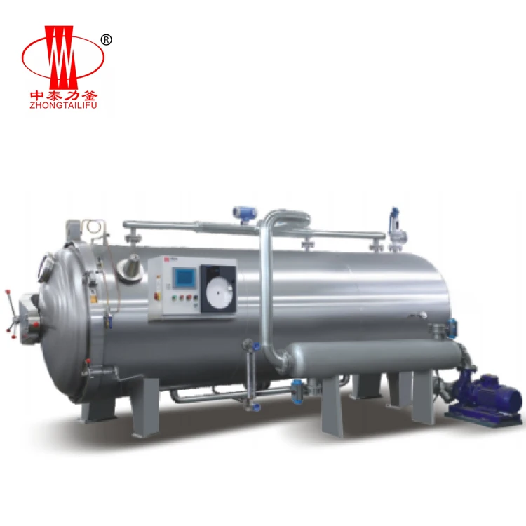 High pressure food processing retort / horizontal steam sterilizer / autoclave
