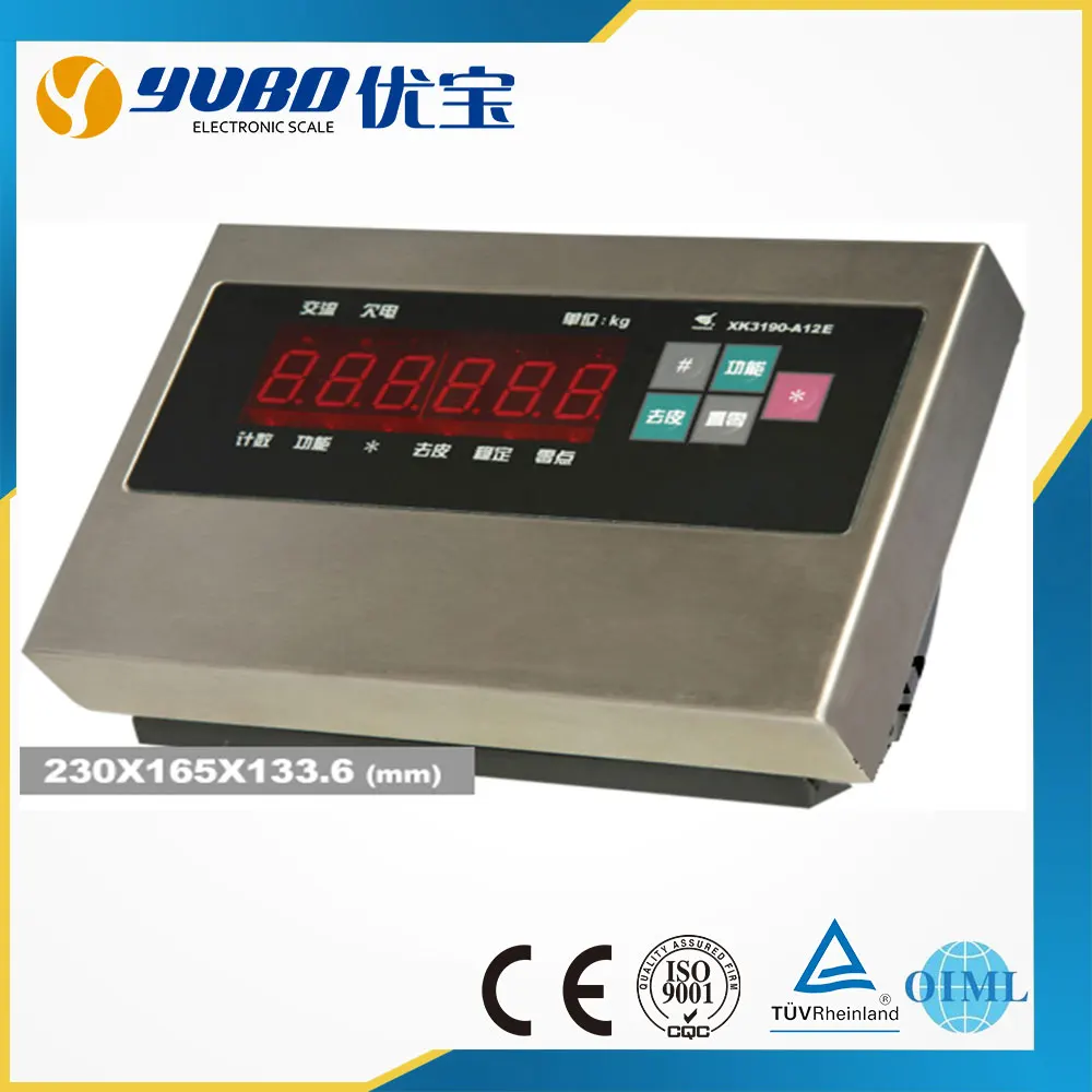 Online Shopping Series Weight Indicator Weighing Indicators YAOHUA LED RS232 Optional A12E AC/DC 220V/50HZ and Others Optional