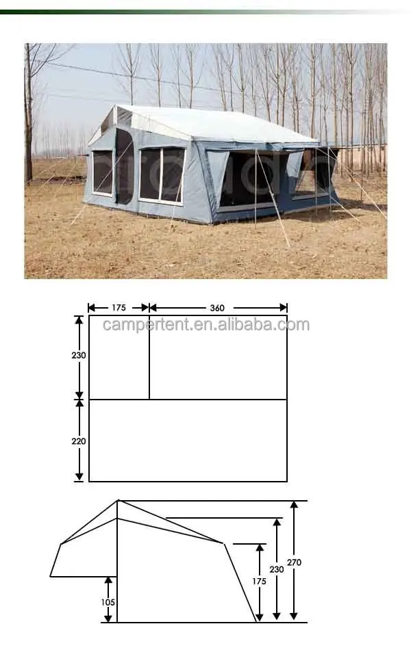 camper trailer tent folding camper tent for trailer 6006