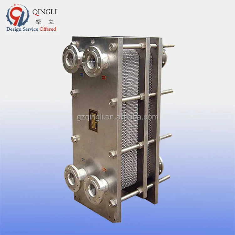 Stainless Steel Gasket Plate Heat Exchanger Cooling Chiller for Beer Plant