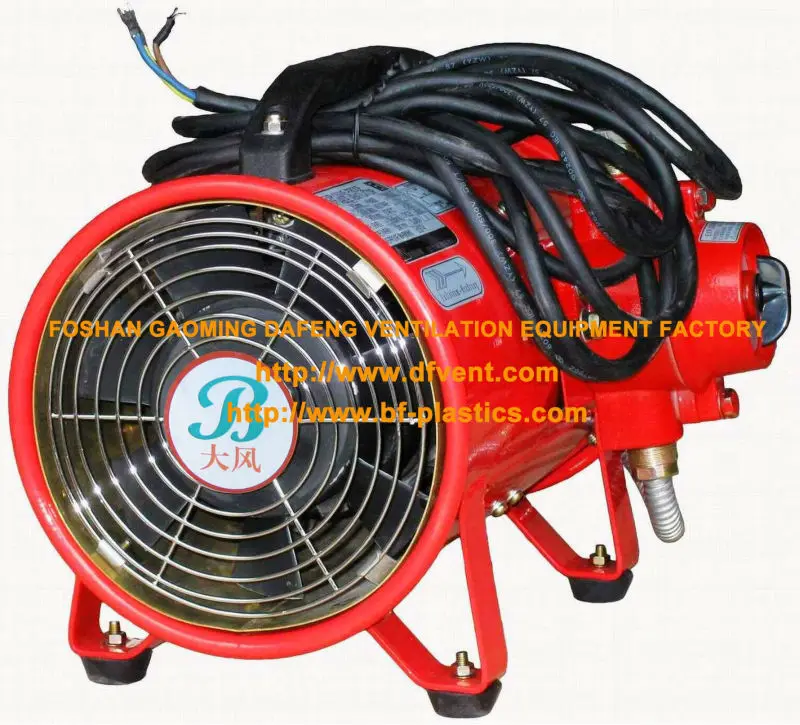 8 inch or 12 inch explosion proof ventilating axial fan for anti-explosion flexible duct