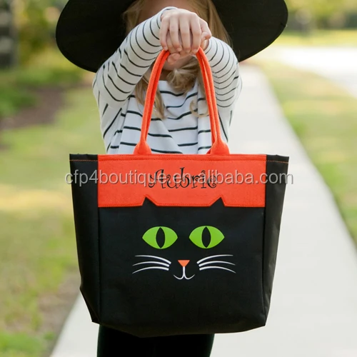 CFP B129 Halloween  Franky Frankenstein Halloween Tote Pumpkin Halloween Tote