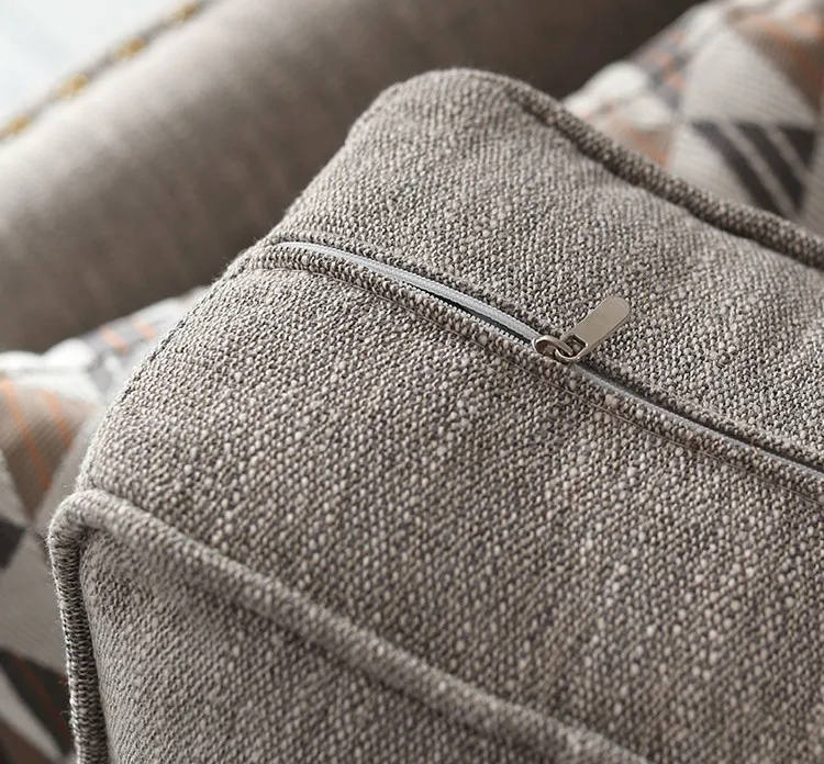 Living Room Furniture Set Nordic 3 seat Sofa+Single Armchair American Village Fabric 123 Sofa Set Design