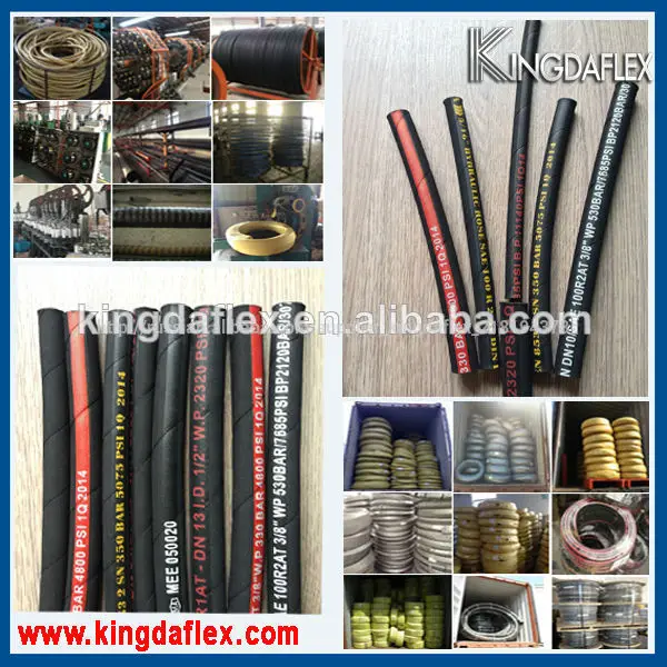 высокого давления износостойкий власти гибкого шланга гидравлических шлангов