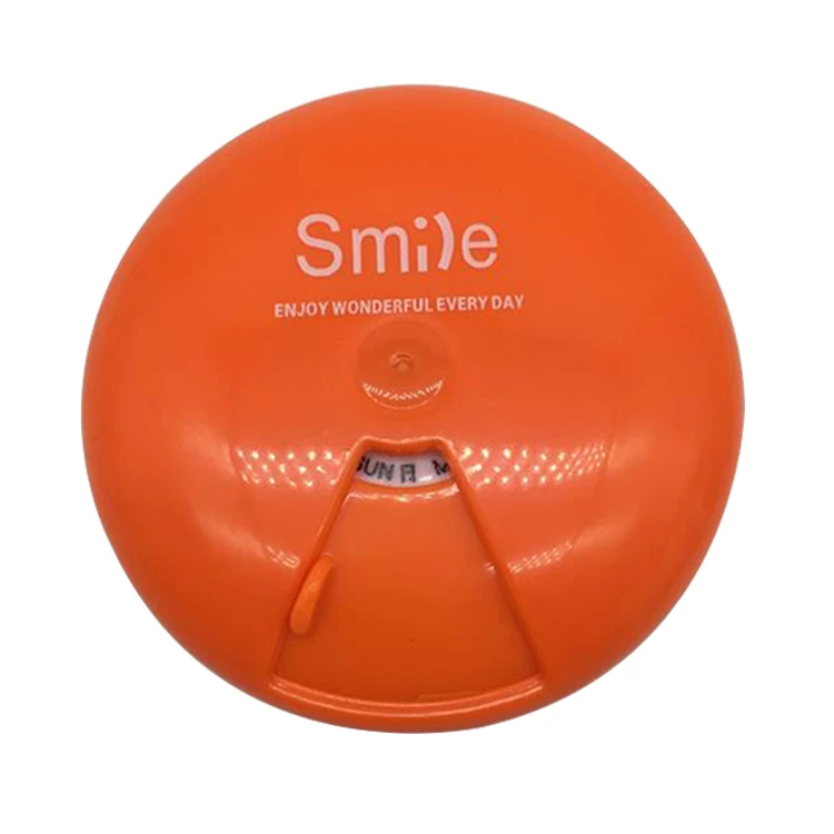 Wholesale Cheap Custom Color Logo 4 Compartments Plastic Mini Pill Box