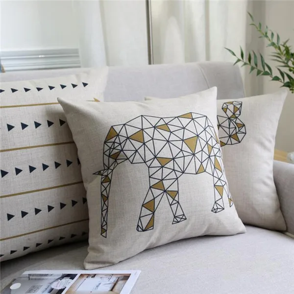 Hot Sale Decorative Linen Cotton Plain Cushion cover