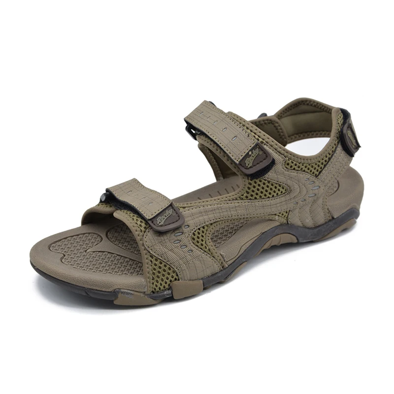 Men Beach Sport Sandals Best Quality Stylish New Outdoor Buckle Strap EU39-45# PU+RB+MD Cotton Fabric ODM OEM CN;FUJ Rubber A-16