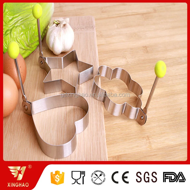 Different Shapes of Stainless Steel Egg Ring for Your Choosing