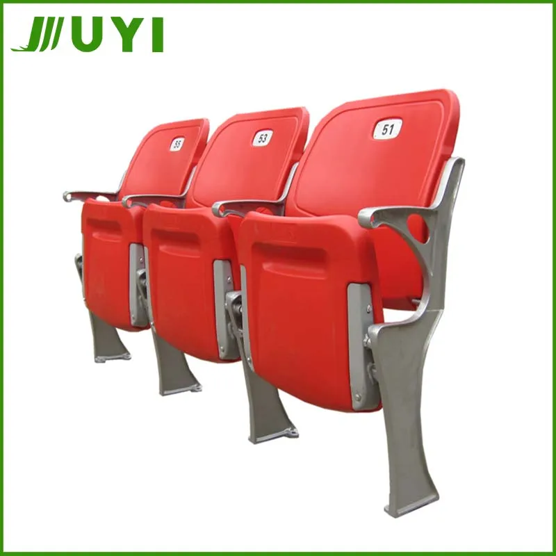 BLM-4371 Upgrade High quality bleacher chairs stadium seats folding plastic standing Stadium Chair for Sports