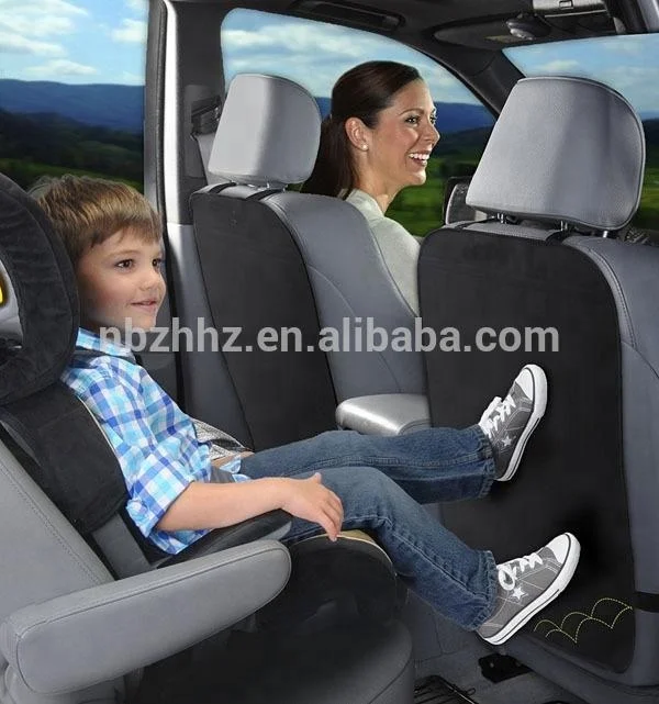 
ND-1608 Car Seat Protector / Kick Mats [Set of 2] - Luxurious Water-Proof PVC-For Families with Kids 