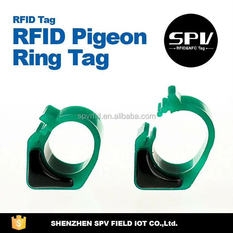 TK4100 Чип Открытого Типа Отслеживания Животных Теги RFID Голубь Кольцо Тег
