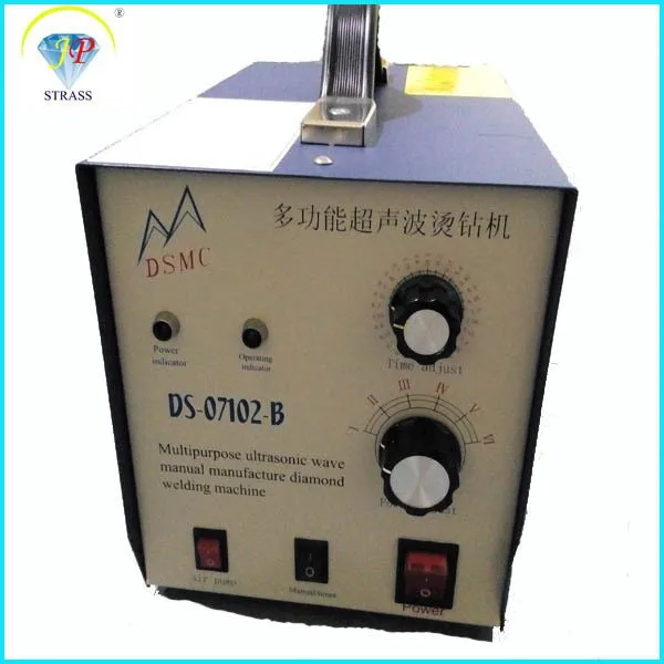 
NEW quality ultrasonic hot fixing rhinestone setting machine;manual Automatic mini hotfix rhinestone machines for transfer motif 