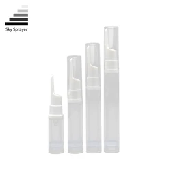 Wholesale 5ml 10ml 12ml 15ml eay cream syringe shaped packaging plastic airless pump bottle