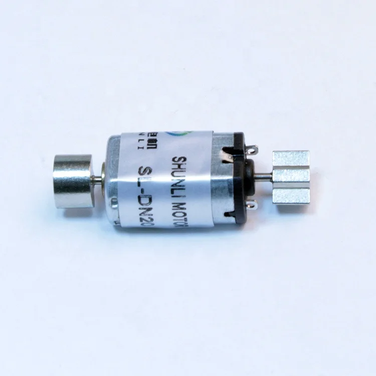 Dual shaft N20 1.5v 6v 12v dc vibrating motor