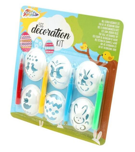 5 pkg Paint Your Own ceramic easter egg activity kit