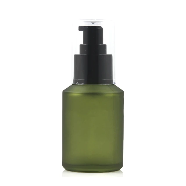 Горячая Распродажа, пустой флакон Fuyun с насосом для лосьона, 60 мл, стеклянная бутылка для ухода за кожей