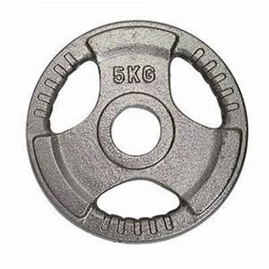 fitness gear stoving baking varnished / painted 20kg 10 pound cast iron weights