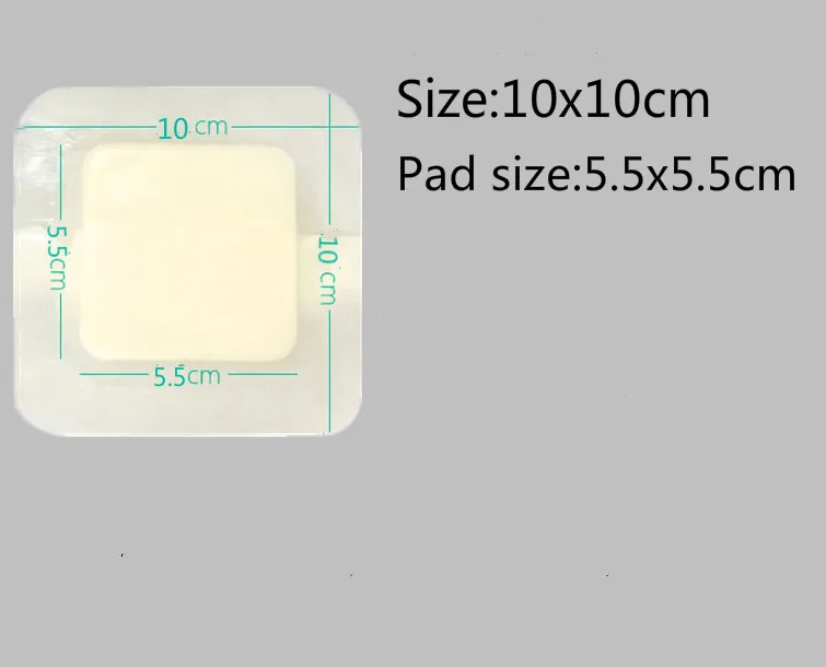 Medical Hydrocolloid Foam Pad Wound Dressing Safety Features Ultrasonic Disinfecting for Wound Care