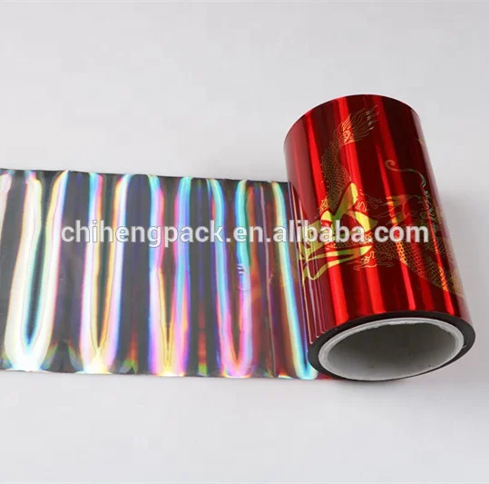 23 micron Custom Printing Candy Chocolate Snack Plastic Roll Metallized Pet Twist film