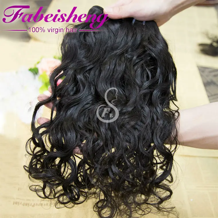 2021top selling products  Fabeisheng 3pcs/lot natural wave hair extensions, 100% real brazilian virgin hair