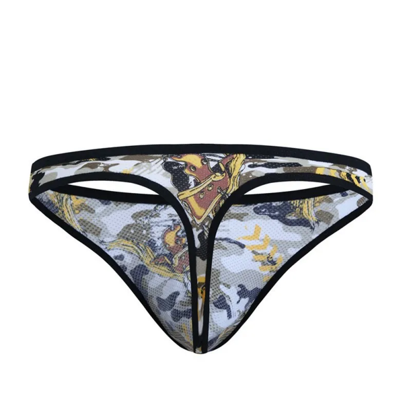
Wholesale Underwear Men Custom Mesh Gay Thongs 