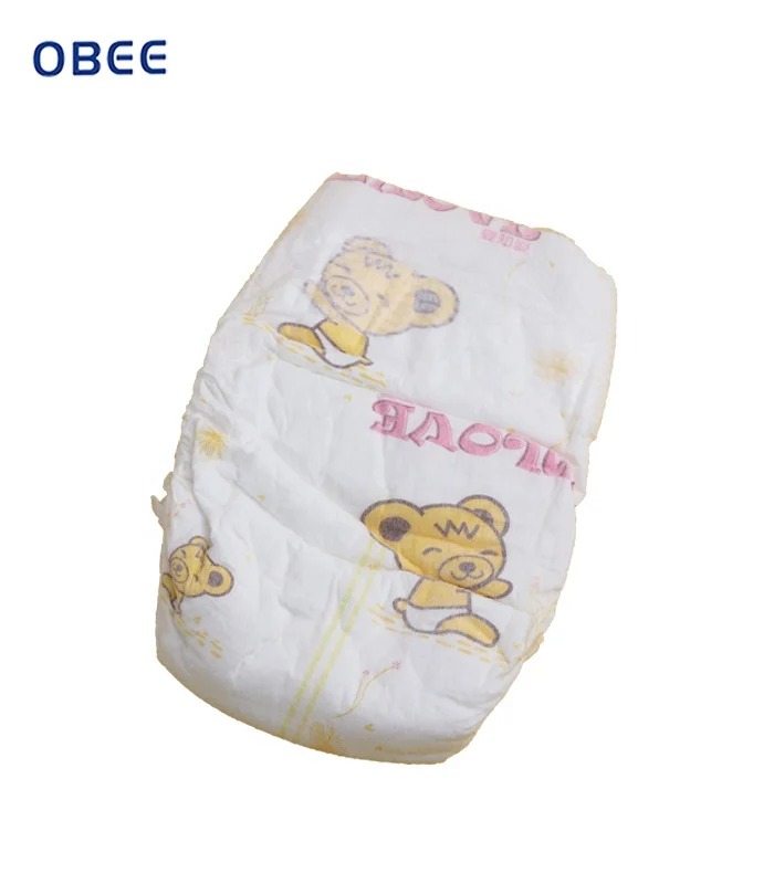 
Disposable africa cotton OEM customized printed sleepy baby diaper in bales MOQ 20ft container 